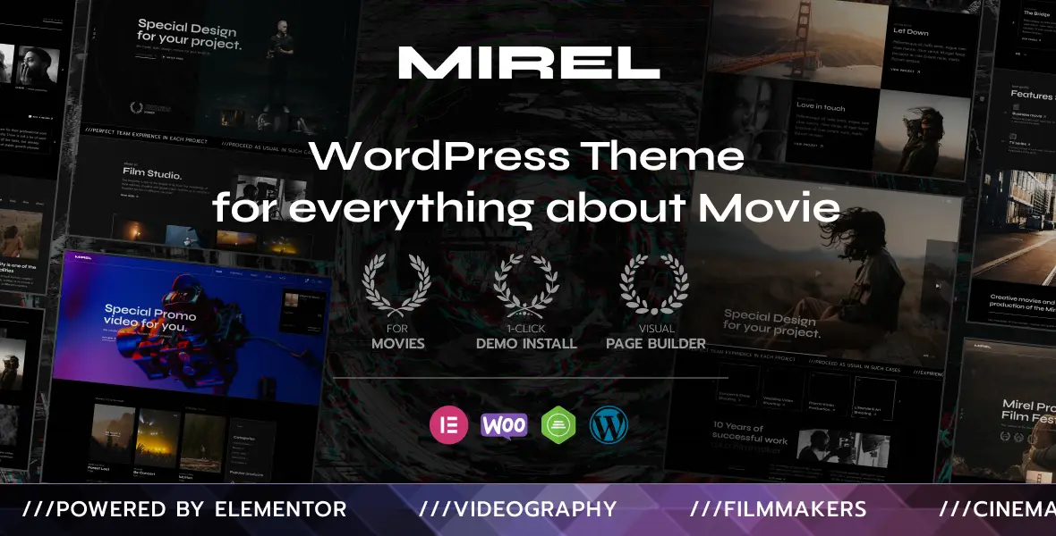 Mirel Videography WordPress Theme