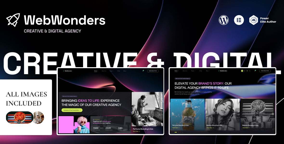 WebWonders - Creative & Digital Agency WordPress Theme