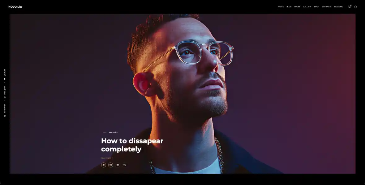 Novo Lite - Photography WordPress Theme